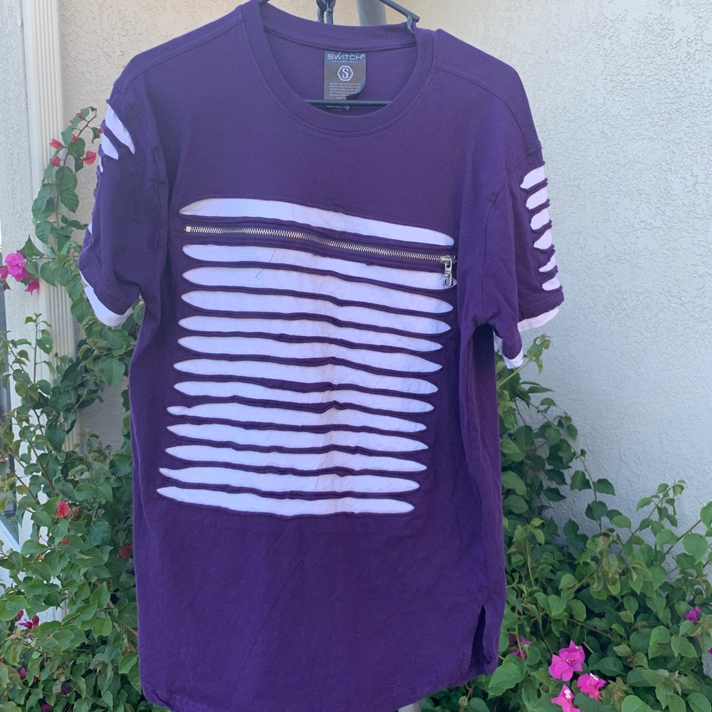 MENS SWITCH PUNK T-SHIRT SIZE LARGE